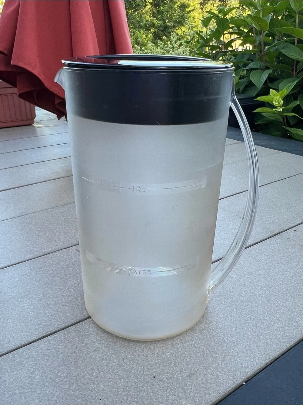 Mr Coffee Black 2 Quart Iced Tea Maker Replacement Pitcher Lid Seeping Basket